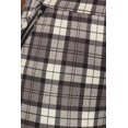 thumbnail image 4 of Plus Size Treggings With Zipper Pocket Trim - Gray  White Plaid, 4 of 4