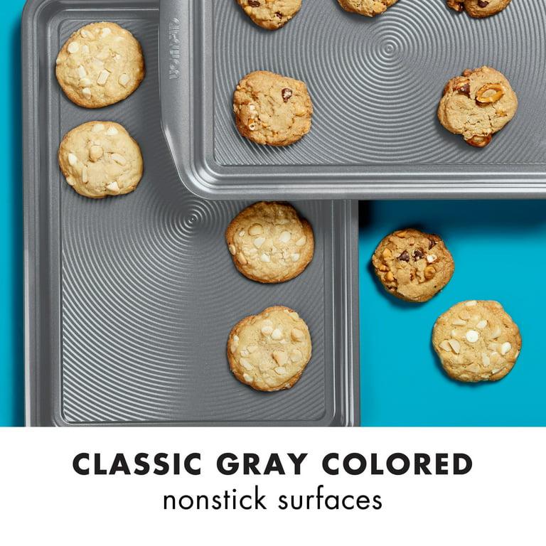  Circulon Total Bakeware Set Nonstick Cookie Baking Sheets, 2  Piece, Gray: Jelly Roll Pans: Home & Kitchen