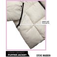 thumbnail image 4 of Steve Madden Womens Puffer Jacket Quilted Parka Jacket Long Winter Coats with Faux Fur Lining, 4 of 7