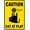 Color 634, variant on Caution Cat At Play Sign Animal Signs Metal Tin Sign 12x16 Inches Caution Danger Safety Security Warning Notice Signs