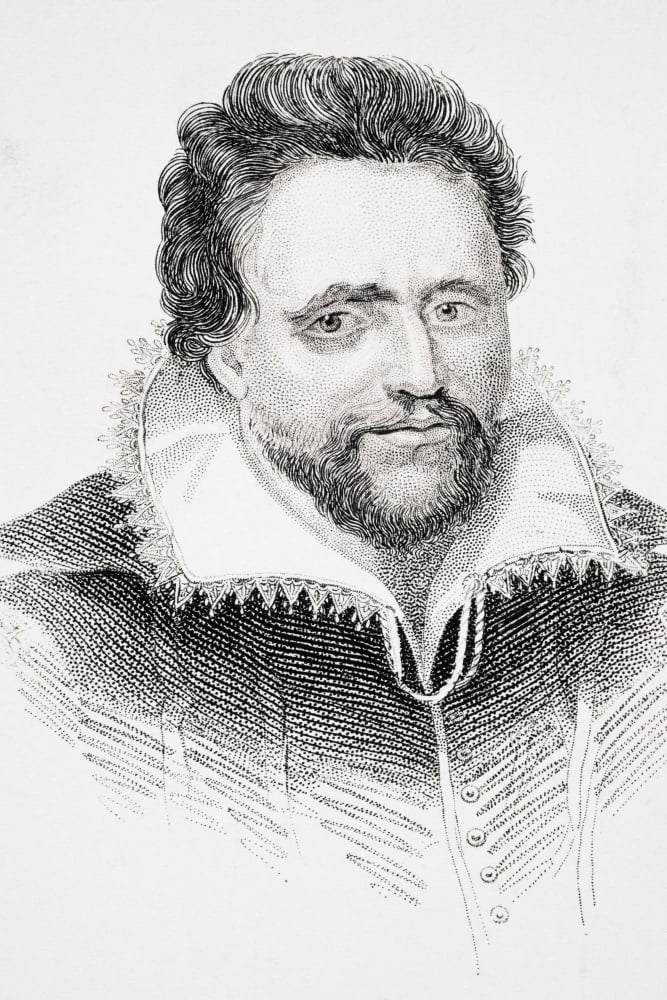 Ben Jonson Aka Benjamin Jonson 1572-1637 English Jacobean Dramatist Lyric Poet And Literary Critic From Old Englands Worthies By Lord Brougham And Others Published London Circa 1880s Canvas Art - Ken