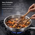 thumbnail image 4 of Titanium Pan - 2026 Upgraded Pure Titanium Frying Pan with Lid 12" Non Stick, Hammered Chef-Grade Design, Dishwasher-Safe, Healthy Cookware (26cm/10.23in, Lidless), 4 of 6