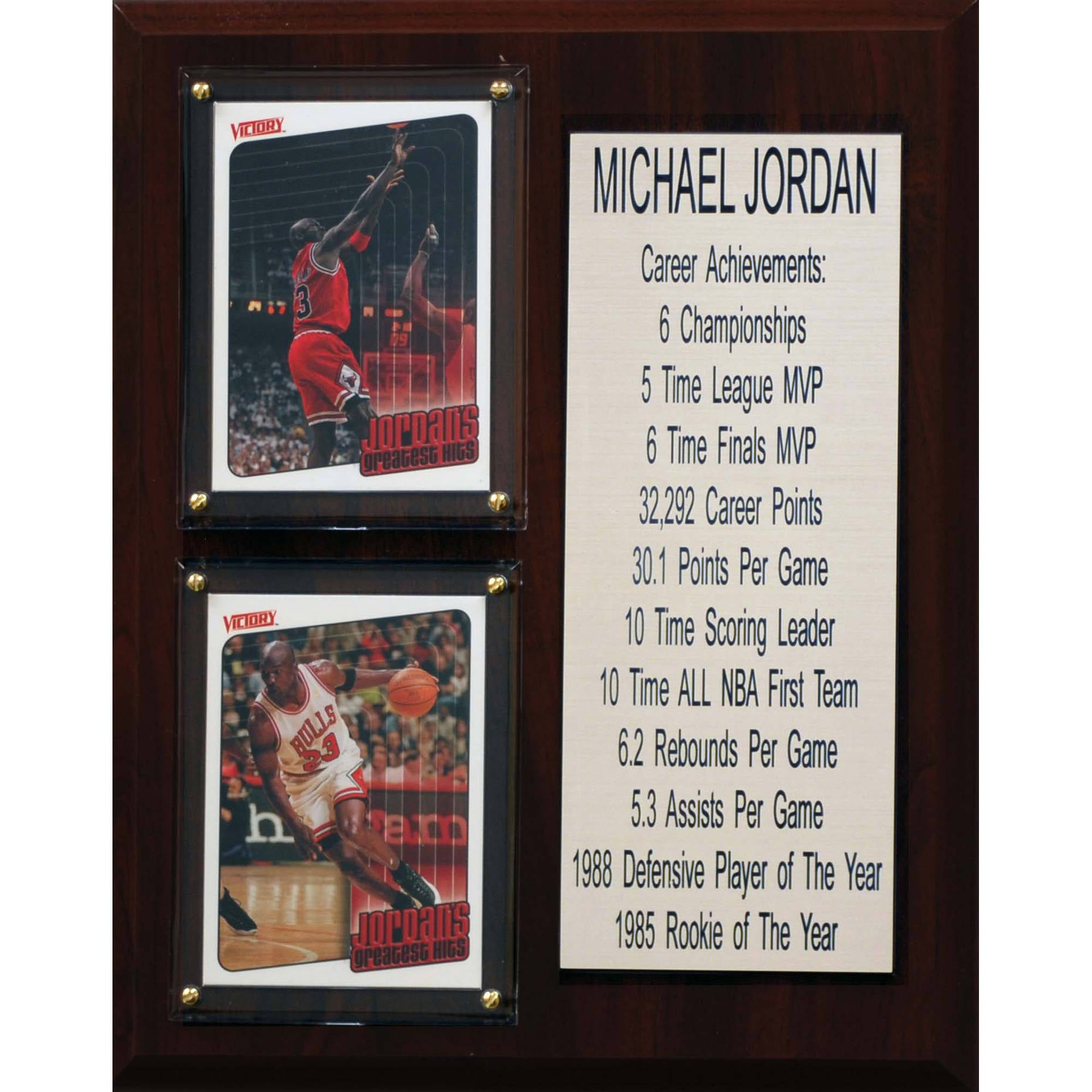 C&I Collectables NBA 8x10 Michael Jordan Chicago Bulls Career Stat Plaque -  Walmart.com