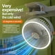 thumbnail image 4 of Ventilador Recargable USB para Dormitorio, Miniventilador de Escritorio Portátil Tipo Clip, Ventilador Ajustable con Rotación de 360 Grados y Luz LED A, 4 of 5