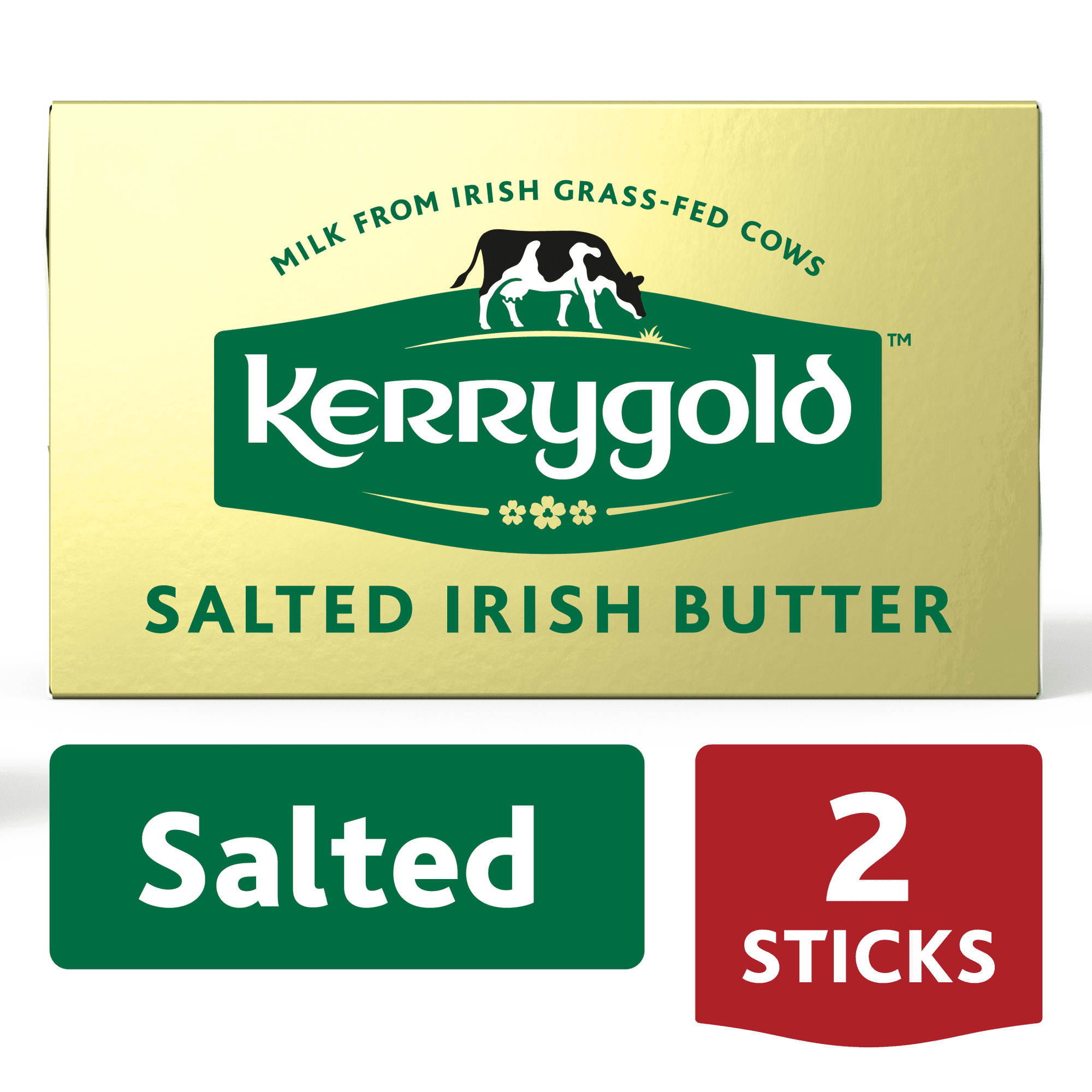 Kerrygold Irish Grass-Fed Irish Salted Butter Sticks, 8 oz, 2 Sticks