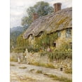 thumbnail image 2 of Allingham, Helen 19x24 Gold Ornate Wood Framed with Double Matting Museum Art Print Titled - Cottage Near Wells, Somerset, 2 of 4