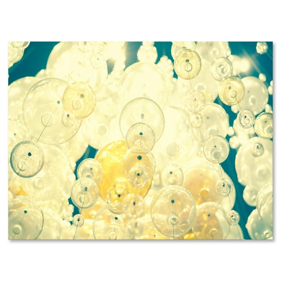Designart ' Chandelier In The Form of Balls Abstract Art II ' Modern Canvas Wall Art Print