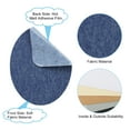 thumbnail image 4 of Uxcell Iron-on Patches, Clothing Repair Fabric Repair Patches Iron-on Mending 4.1"x3", Denim Dark Blue 12Pcs, 4 of 6
