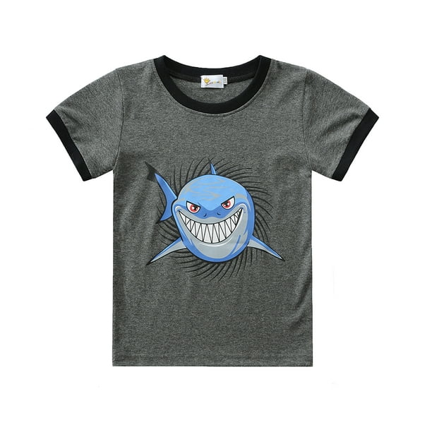 Boys shark pajamas hotsell