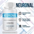 thumbnail image 6 of Neuronal - Brain Boost Matrix Supplement - Memory Booster Dietary Supplement for Focus, Memory, Clarity, & Energy - Advanced Cognitive Formula for Maximum Strength - 180 Capsules (3 Pack), 6 of 8