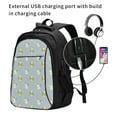 thumbnail image 2 of Cauagu Baby Elephant Giraffe Print Travel Laptop with USB Charging Port,Extra Large Backpack College Backpack Business Work Bag Casual Daypack Perfert for Men Women, 2 of 7