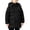 Black, variant on QTBIUQ Boys Padded Coat with Pockets Hooded Zip Quilted Mid-Length Parka Warm Winter
