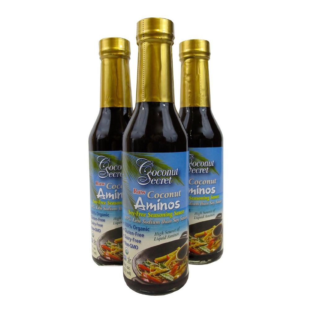 Coconut Secret Organic Raw Coconut Aminos SoyFree Seasoning Sauce8 Oz