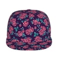 thumbnail image 2 of Haiem Rose Flowers Classic Snapback Cap Flat Bill Hat Baseball Cap Adjustable Size Cotton Dad Hat, 2 of 9