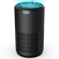 RENPHO HEPA Air Purifier for Large Room up to 1400 Sq.ft, Air Purifier for Allergies and Asthma with Sleep Mode, Remove 99.9% Smokers, Dust, Pet Hair, Odors, Pollen, Model HAU02-Black