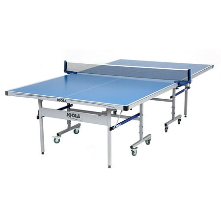 JOOLA Nova DX Outdoor/Indoor All-Weather Table Tennis Table with Ping Pong Net Set, 6mm Surface, Regulation Size 9' x 5',
