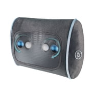 HoMedics 4 Rotating Nodes, Ergonomic Design, Massage Headrest, Plush Fabric, Black
