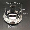 thumbnail image 4 of ZHAOCHENG Anillo embellecedor para desbordamiento de lavabo de baño, tapa de orificio cromada, insertos superiores, tapa redonda, 1 pieza, 4 of 5