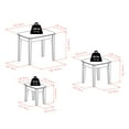 thumbnail image 6 of Winsome Wood Bradley 3-Pc Nesting Table Set, Walnut Finish, 6 of 6