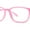 Pink, variant on Kids Soft TR90 Plastic Rectangle Blue Light Filtering Computer Glasses Pink