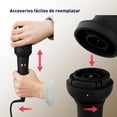 thumbnail image 5 of Estilizador Bluelander Multifuncional Automático 3 en 1, Rizador, Cepillo Alisador y Cepillo Voluminizador con Peine y Pinzas, Control de Temperatura 160–200 °C, Negro, 5 of 5