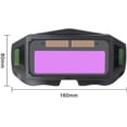 thumbnail image 2 of Visteck Gafas de soldadura profesionales, gafas de soldadura automática, gafas de protección contra el deslumbramiento para trabajos de soldadura, 2 of 5