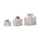 thumbnail image 5 of Caja de Regalo de Navidad con Luces Y Lazo, Cajas de Regalo Festivas Decorativas para Interior Y Exterior, Multiusos, 3 Uds. Estilo A, 5 of 8