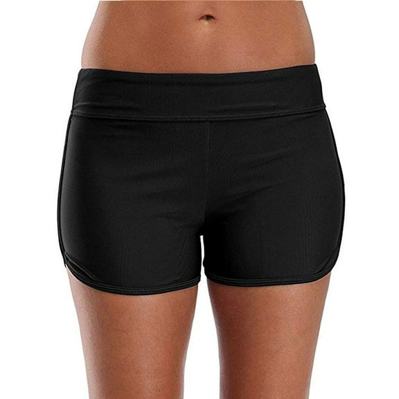 Charmo Women Swimsuit Bottom Tummy Control Swimming Panty Bathing Suits Solid Swim Trunks