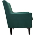 thumbnail image 2 of Fox Hill Trading Emma Armchair, Caribbean Teal, 2 of 5