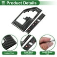thumbnail image 4 of Cubierta del panel de cambio de marchas del control central para Toyota Camry 2012-2014, etiqueta del panel antiarañazos negra de cobertura total, 4 of 6