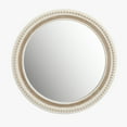 thumbnail image 6 of ABBSR Round 24inch Bathroom Wall Mirror,Vintage White Decorative Hanging Mirror for living Room,Hallway,Entryway, 6 of 8
