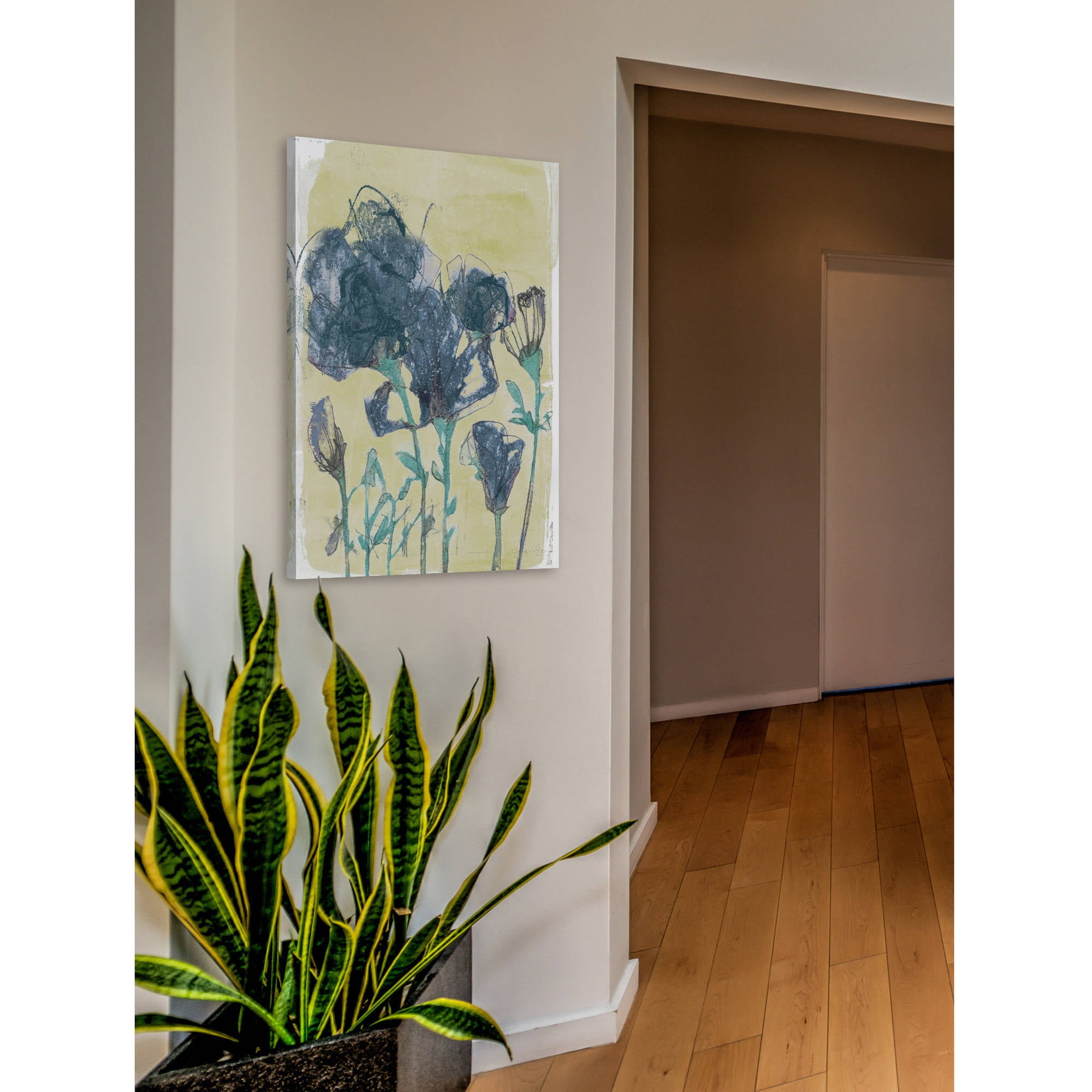 Marmont Hill "Floral Vignette III" Painting Print on Wrapped Canvas