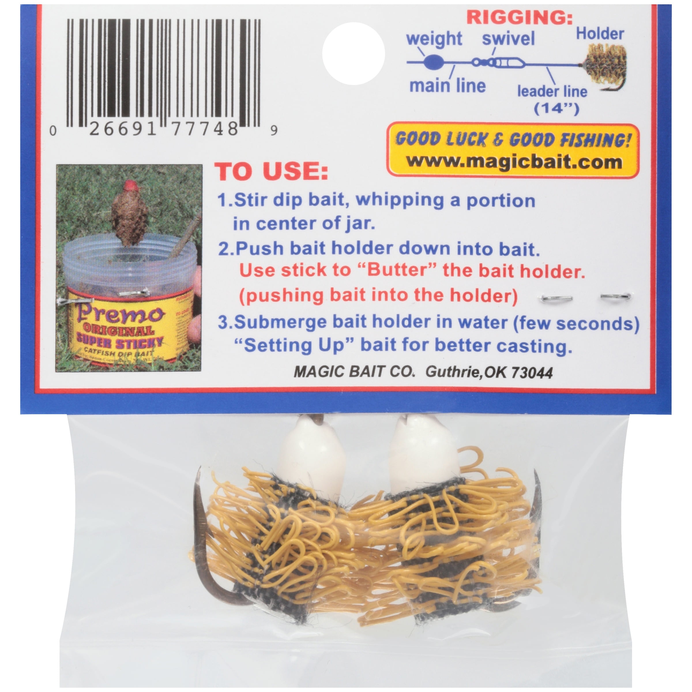 homemade catfish dip bait holder