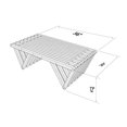 thumbnail image 5 of GloDea Coffee Table X36, Espresso Brown, 5 of 5