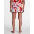 thumbnail image 3 of No Boundaries Groovy Printed Mesh Swim Sarong, Women's XXS-XXL, 3 of 5