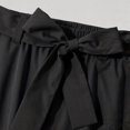 thumbnail image 5 of XuJwPNcy Mens Pants Lightweight Fashion Harem Pants Soft Tie Side Trousers with Pockets Loose Casual Outfit Clothing(Black,Medium), 5 of 7