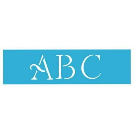 UPC: 0766218055767 | Deco Art 233842 Simple Script Alphabet Stencil -6 x 18 x 3 in.
