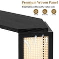 thumbnail image 3 of OMCHOM 53" Entryway Table with Open Shelf,2-Tier Console Table for Behind Couch,Hallway,Living Room,Black, 3 of 11
