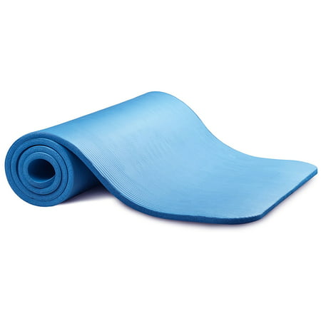 NSPIRE FIT 1/2 Inch (12mm) Yoga, Exercise Mat with Carry