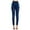 Blue, variant on Faux Jean Leggings Jeggings for Women High Waist Tummy Control with Back Pockets Denim Print Cotton Blend Jeans Red S