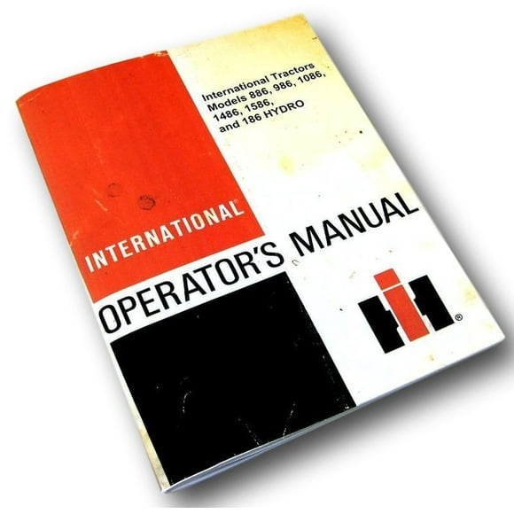 186 Tracteurs Propriétaires Manuels Y