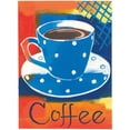 thumbnail image 2 of Lovell, Kathrine 25x32 White Modern Wood Framed Museum Art Print Titled - Blue Cup Coffee II, 2 of 4