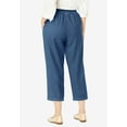 thumbnail image 3 of Woman Within Women's Plus Size 7-Day Denim Capri Pants, 3 of 6