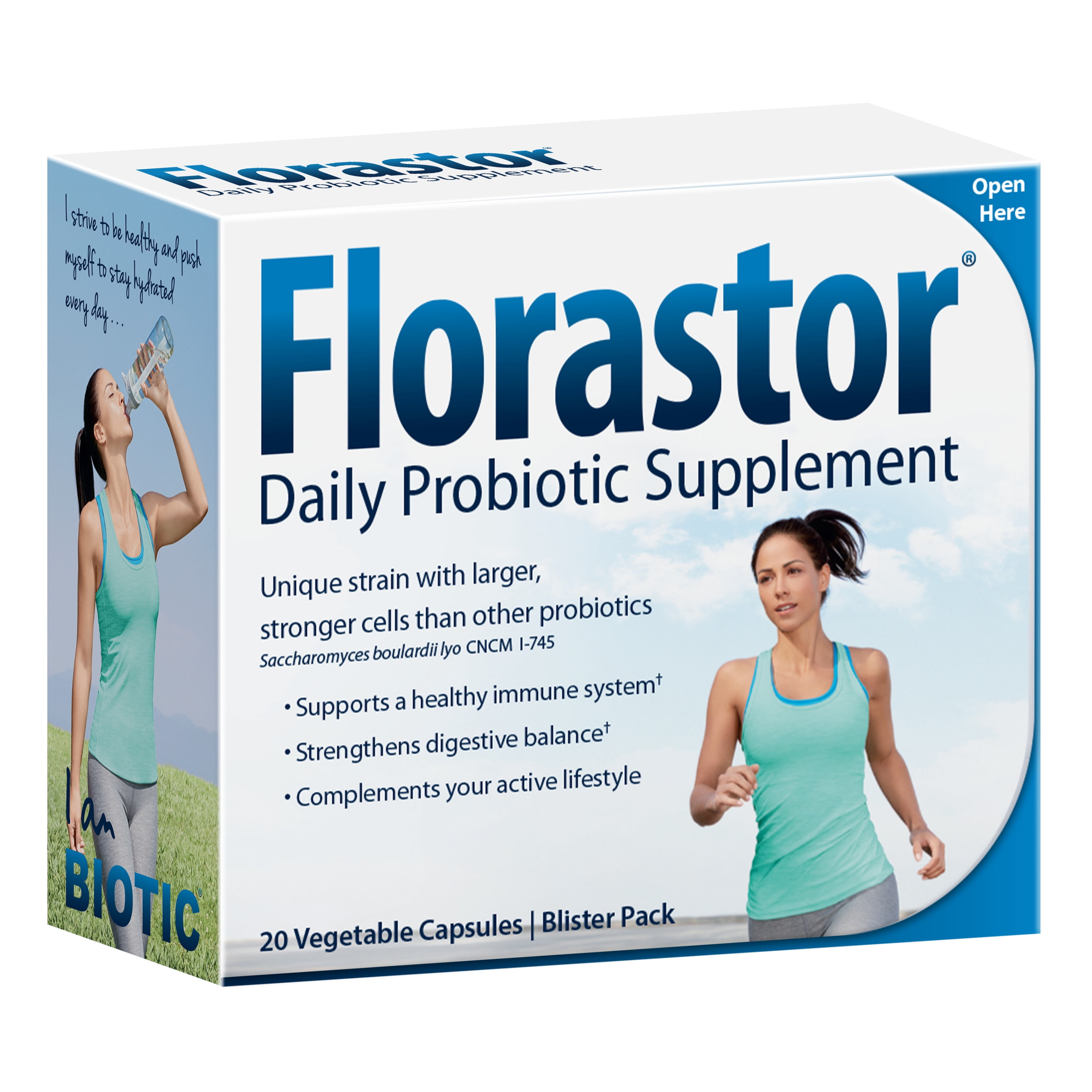 Biocodex Florastor Daily Probiotic Supplement for Men and Women
