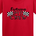 thumbnail image 4 of Inktastic Future Pit Crew Racing Flags Youth T-Shirt, 4 of 5