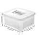 thumbnail image 3 of Contenedor sellado para guardar alimentos frescos, de grado alimenticio, para refrigerador y congelador, para organizar la despensa, 3 of 5