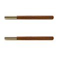 thumbnail image 4 of Unique Pens For Men 2Pcs Portable Writing Pens Cylindrical Shape Synthetic Material Protect Nib Ink School Accessory, 4 of 5