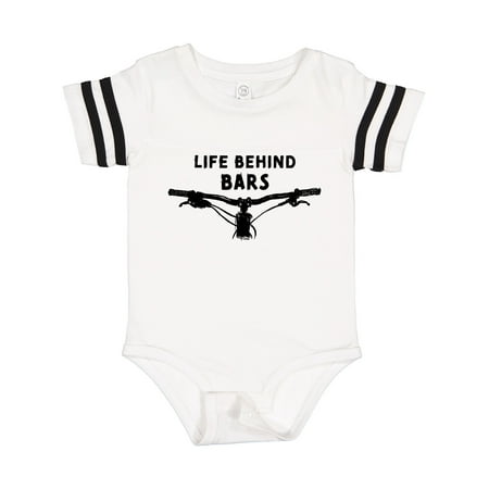 

Inktastic Life Behind Bars Mountain Bike Gift Baby Boy or Baby Girl Bodysuit