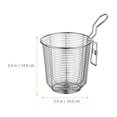 thumbnail image 2 of Stainless Steel Noddle Strainer Hot Pot Colander Heat-resistant Mesh Strainer Kitchen Supply, 2 of 9