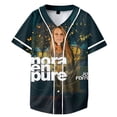 thumbnail image 4 of Nora En Pure Merch Baseball Jacket Women/Men Fashion Casual Short Sleeve Jersey Style2, 4 of 5